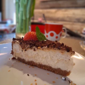 Traditsiooniline banoffee juustukook karamelli ja banaaniga